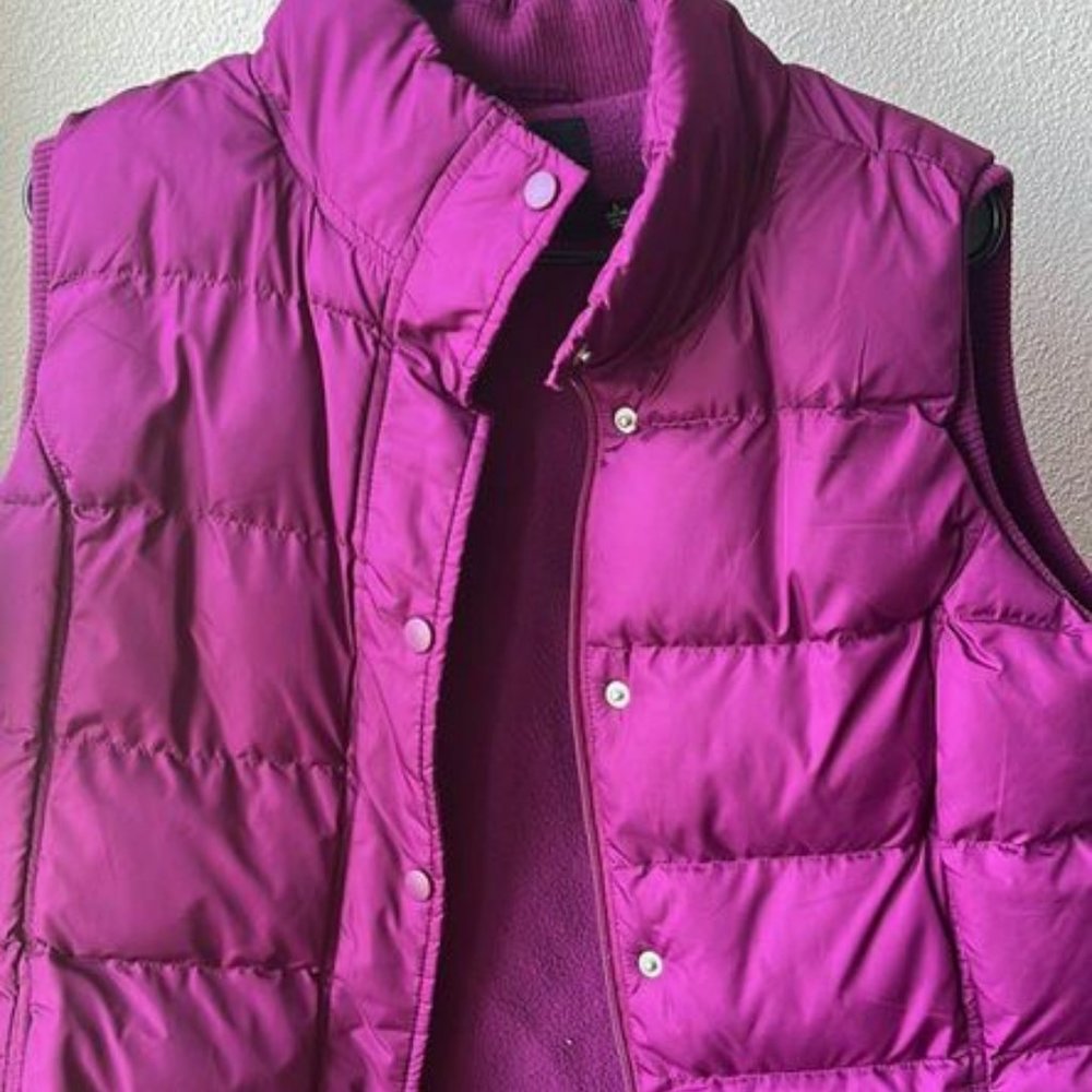 Faded Glory Magenta Puffer Vest